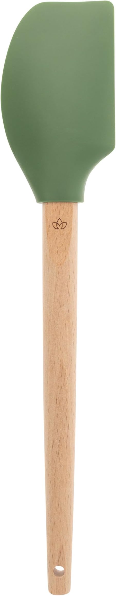 Karma, Silicone Spatula with Wood Handle Heat Resistant, cooking and Mixing - Image 2