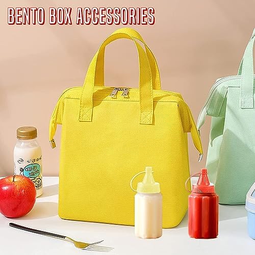 4 Pieces Mini Ketchup Bottle for Lunch Box Accessories Kids, 1 oz