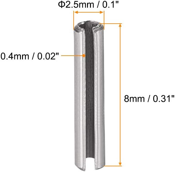 uxcell Slotted Spring Pin - Image 2