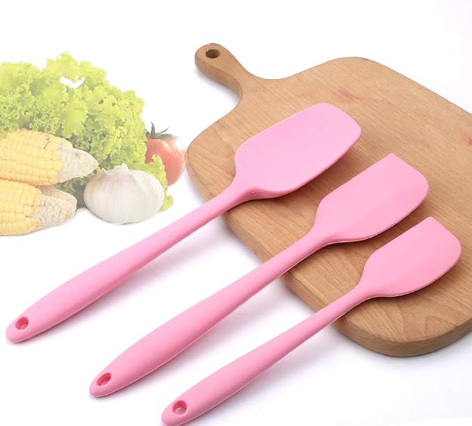 Silicone Spatulas Set, Rubber Spoon Spatula Heat Resistant Spoonula One Piece - Image 6