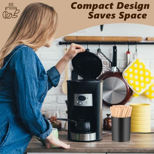 200 PCS Coffee Stirrer and Holder Set Wooden Coffee Stir Sticks