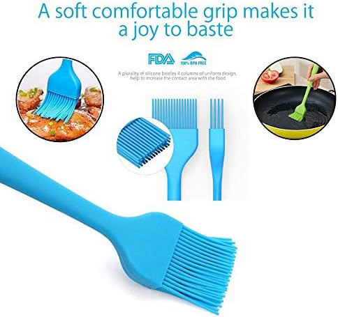 Basting Brush + Large Spatula Silicone Pastry Baking BBQ Sauce