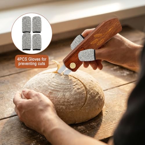 Wooden Bread Lame for Sourdough, Retractable Bread Scoring Tool