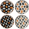 Oneida Vintro Halloween 4-Piece Accent Plates, Appetizer Plate Set for