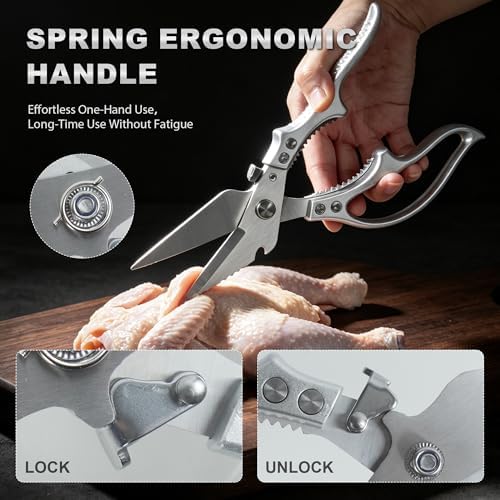Heavy Duty Kitchen Shears for Food, Kitchen Scissors All Purpose