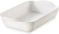 DOWAN 9x13 Deep Lasagna Baking Dish, Ceramic Casserole Dish by DOWAN