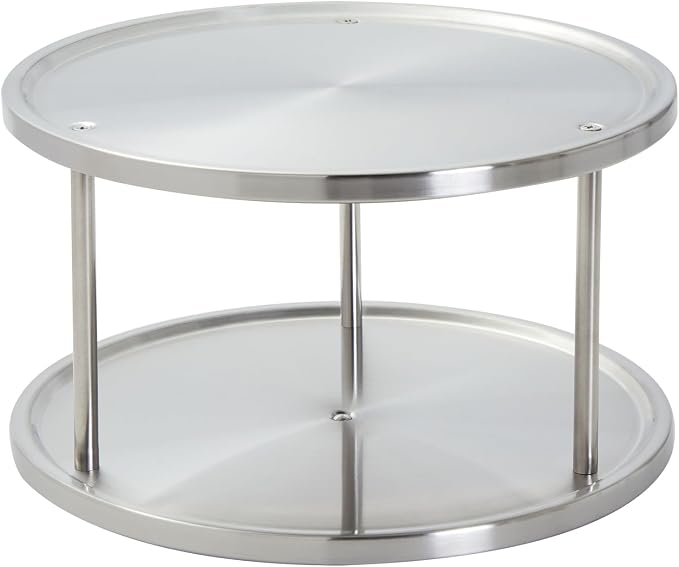 Juvale 2-Tier Lazy Susan Spice Rack Organizer - Image 9