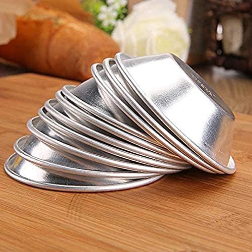 25 Pieces Egg Tart Molds Tiny Pie Tartlets Dessert Mold Pans Tin Puto