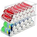 euoloar 2 Pack Soda Can Organizer, Holds 12 Cans Each