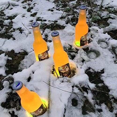 12Pcs LED Coaster, LED Sticker Lights, LED Bottle Lights Cup Holder