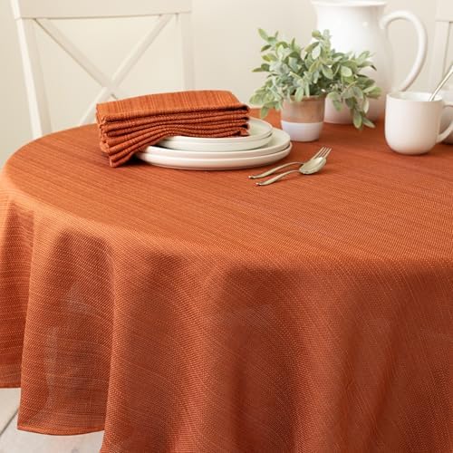 Benson Mills Cameron Tablecloth (Bison, 70" Round)