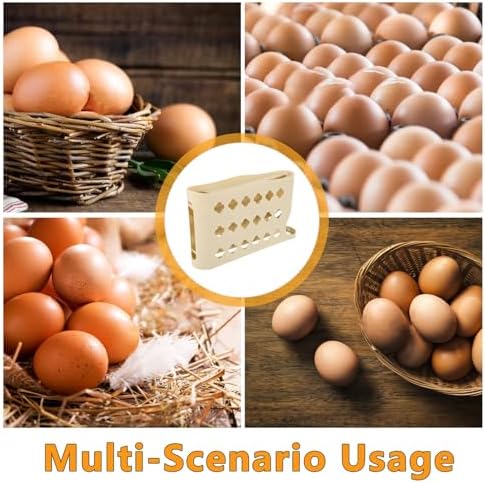 Roll Eggs Dispenser 4 Layer PP Egg Holder for Fridge Cabinet