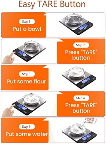 Food Scale -33lb Digital Kitchen Scale for Food Ounces Grams