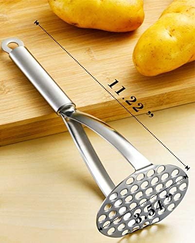 Potato Masher, Heavy Duty Potato Smasher with Durable Sturdy Grips