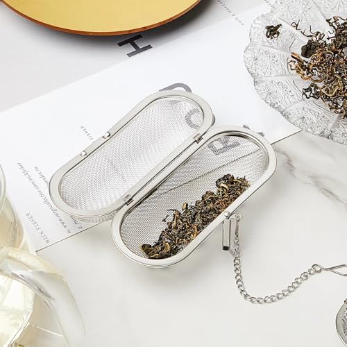 Hoolerry 3 Pcs Large Tea Ball Infusers, Loose Leaf Tea Strainers
