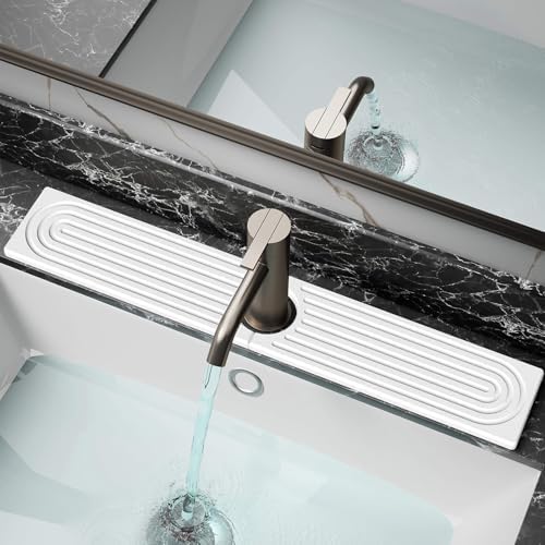 DK177 Diatomite Fast Drying Faucet Mat for Kitchen Sink, Water