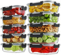 HOMBERKING 10-Pack Glass Meal Prep Containers, 36 oz/14 oz