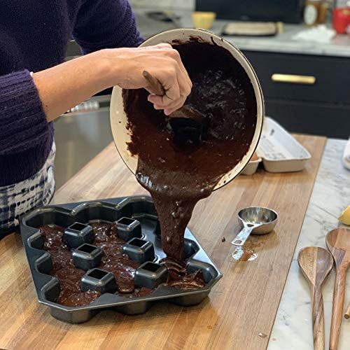 Bakelicious Crispy Corner Nonstick Brownie Pan, Makes 12 All Edges