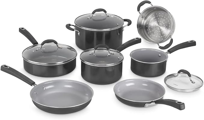 Cuisinart 11-Piece Nonstick Cookware Set, Ceramica XT by Cuisinart