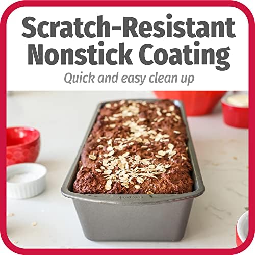 GoodCook Nonstick Loaf Pan Extra-Large Heavy-Duty with Easy-Clean