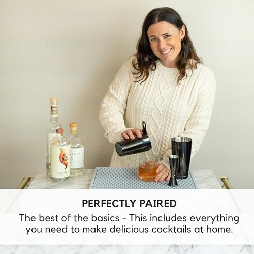 A Bar Above Cocktail Shaker Set, 4-Piece Professional Bartender Kit