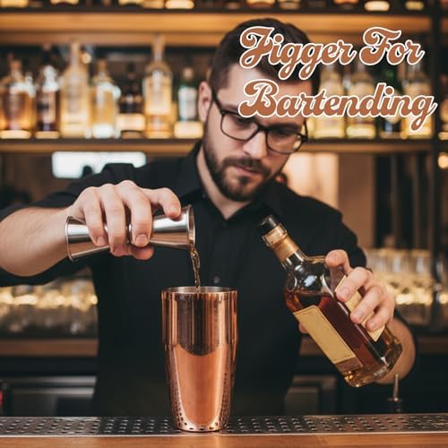 9 PCS Jigger for Bartending, 2oz,1oz Cocktail Jigger 304 Stainless