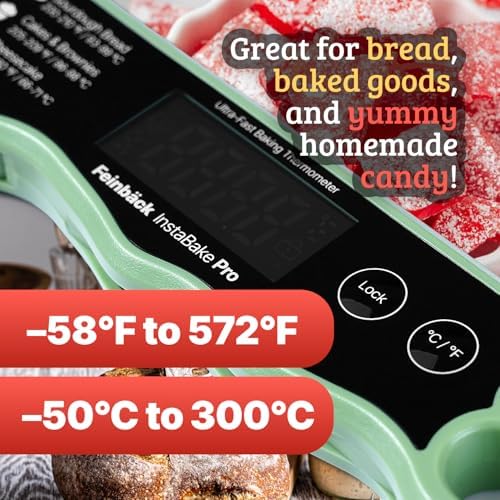 Pro Instant Read Food Thermometer, Olive Green