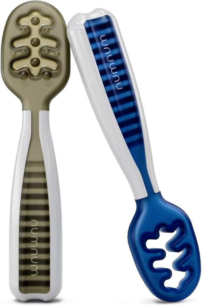 NumNum Baby Spoons Set, Baby Essentials Pre-Spoon GOOtensils by NumNum