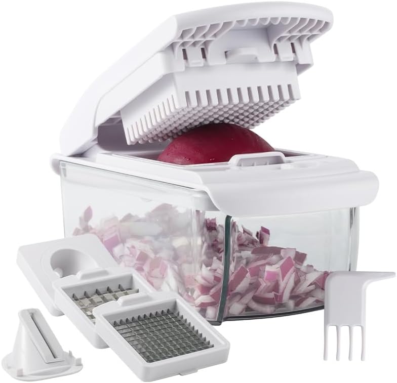 Cook with Color 11-in-1 Vegetable Chopper, Gray