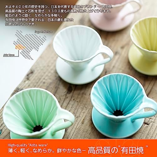 Sanyo Sangyo CAFEC CFD-4BL Flower Dripper, Cup4, Blue