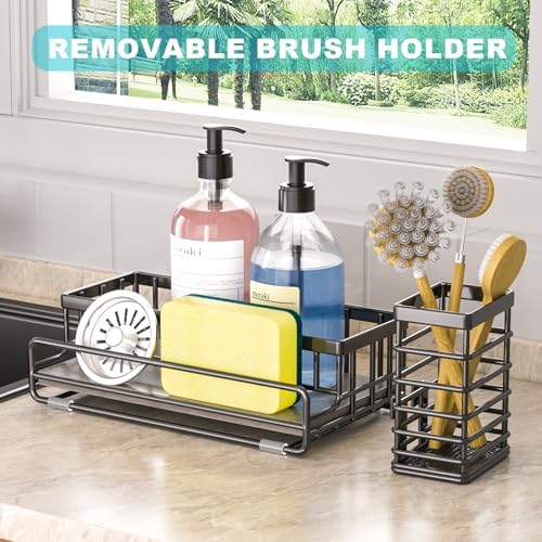 Kitchen Sink Sponge Holder, Black