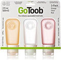 humangear GoToob Refillable Silicone Travel Size Bottles with Locking