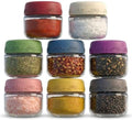 2 OZ Salad Dressing Jar 8 Pack, Airtight Leakproof Bulk Small Glass