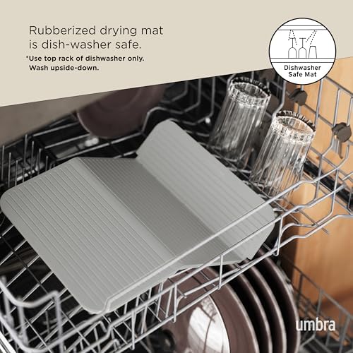 Umbra Sling Dish Drying Rack, White