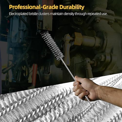 7Pcs Wire Tube Brushes Set,Stainless Steel Bottle Brush