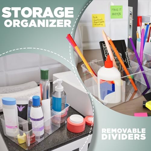 Utopia Home Tea Bag Organizer with Lids, Stackable Tea Box, 2 Pack