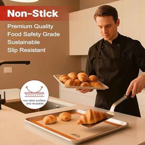 Silicone Baking Mat Set by PrettyCare