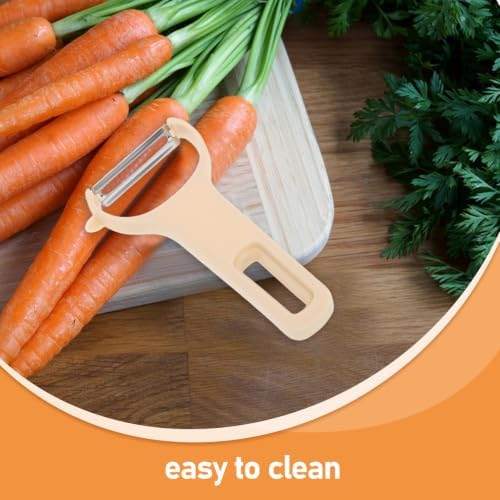 3 Pcs 3-in-1 Vegetable Peeler Set with Plastic Handle Grater
