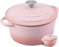 Enameled Cast Iron Dutch Oven - 4QT Pot by WOKINS