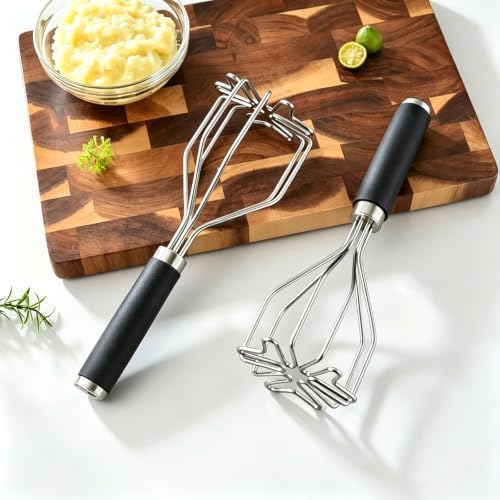 Stainless Steel Potato Masher Kitchen Tools for Potatoes, Veggies