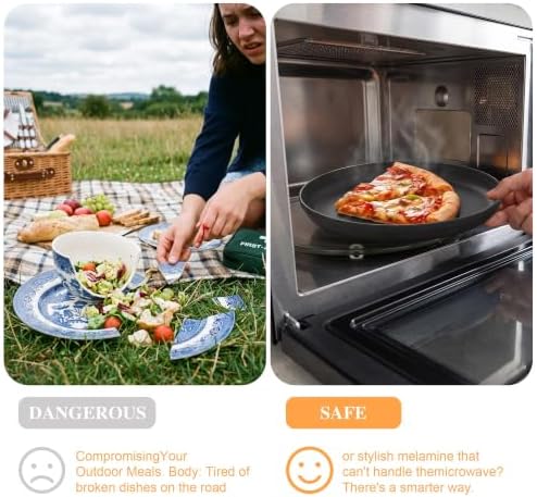 56 Piece Apartment Essentials Dinnerware Set, Stackable Space-Saving