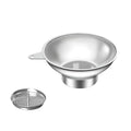 Standard Mason Jar Funnel with Strainer, Large Metal Funnel by Unknown