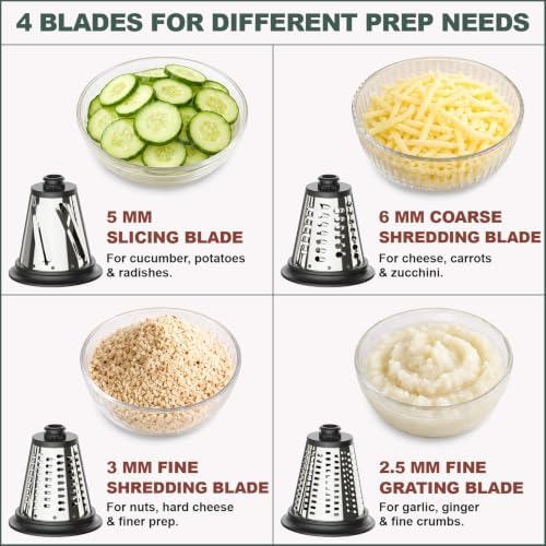 HOZODO Cheese Grater Attachment for KitchenAid Mixers