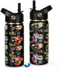 Monster Truck Boys Water Bottle, 16oz Kids Water Bottle Stainless