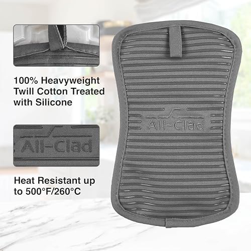 All-Clad Pot Holder & Heating Pad, 2-Pack, Pewter