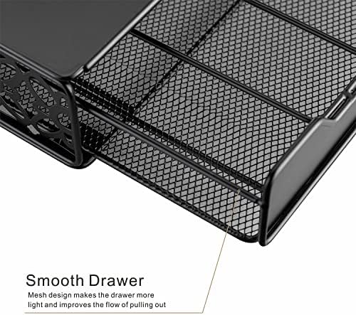 Flagship Coffee Pod Storage Drawer, Organizer for Keurig (42 Pods, Iron)