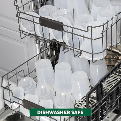 Freshware 36 Set 16 oz Plastic Deli Containers with Lids