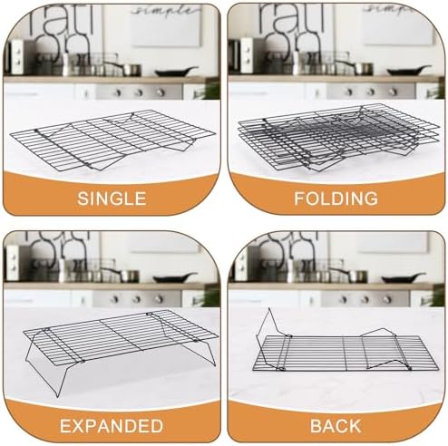 Briout Cooling Rack for Cooking Baking 3 Tiers, 16" x 10" Wire Rack