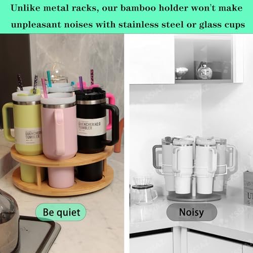 7 Slots Water Bottle Organizer for Stanley Cup Tumbler Accessories