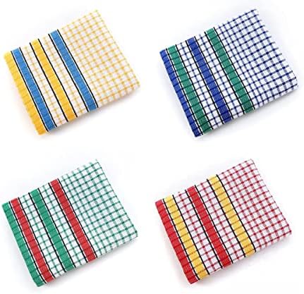 Large Kitchen Dish Towels, 16 Inch x 26 Inch Bulk Absorbent Cotton